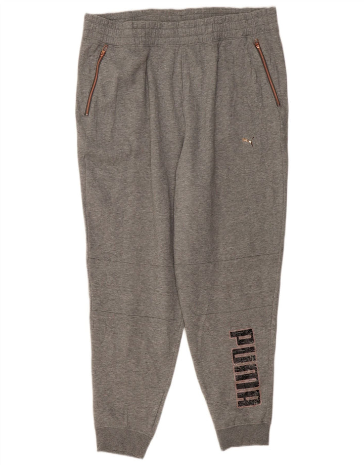 Puma Graphic Tracksuit Bukser Joggers XL Grå Polyester