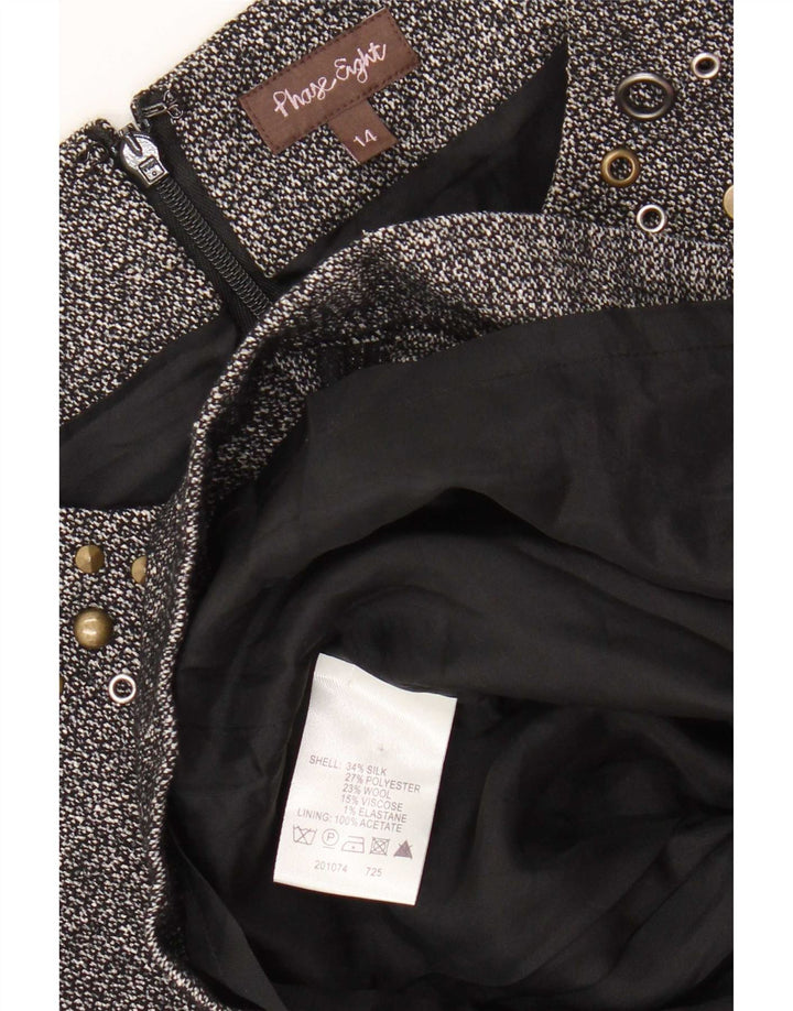 Phase Eight Womens Shift Dress UK 14 Medium Grey Silke