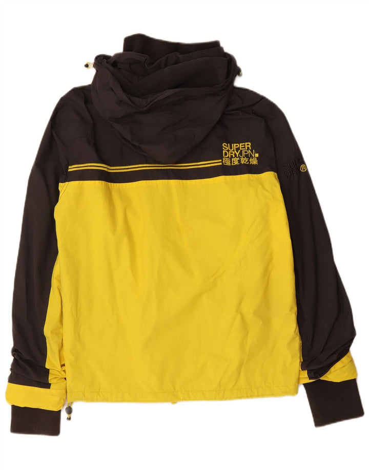 SUPERDRY Mens Windcheater Windbreaker Jacket UK 36 Small Yellow