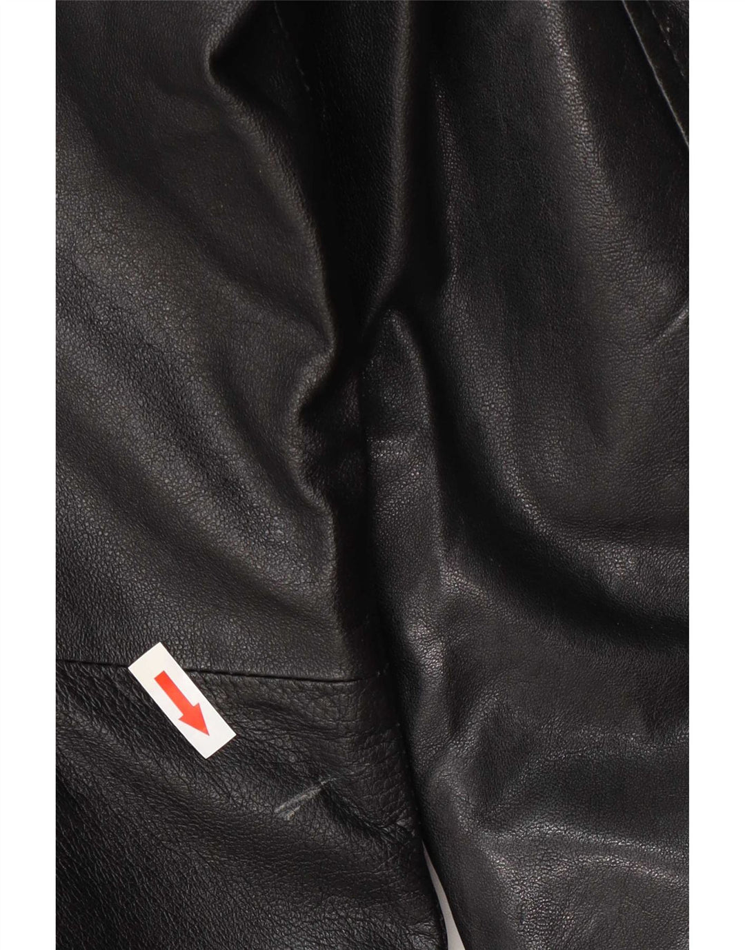 Pellitalia Dame Hætte Læderjakke UK 18 XL Sort