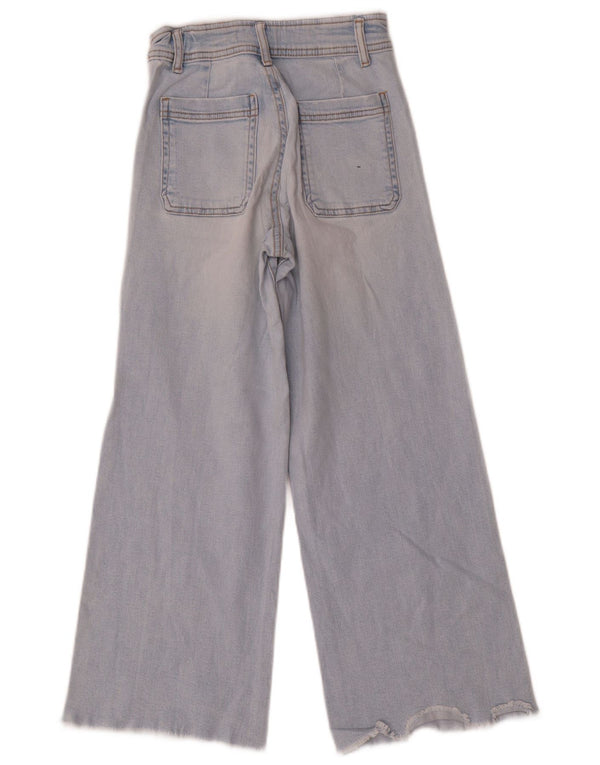 Zara Piger Jeans med brede ben 9-10 år W22 L25 Blå