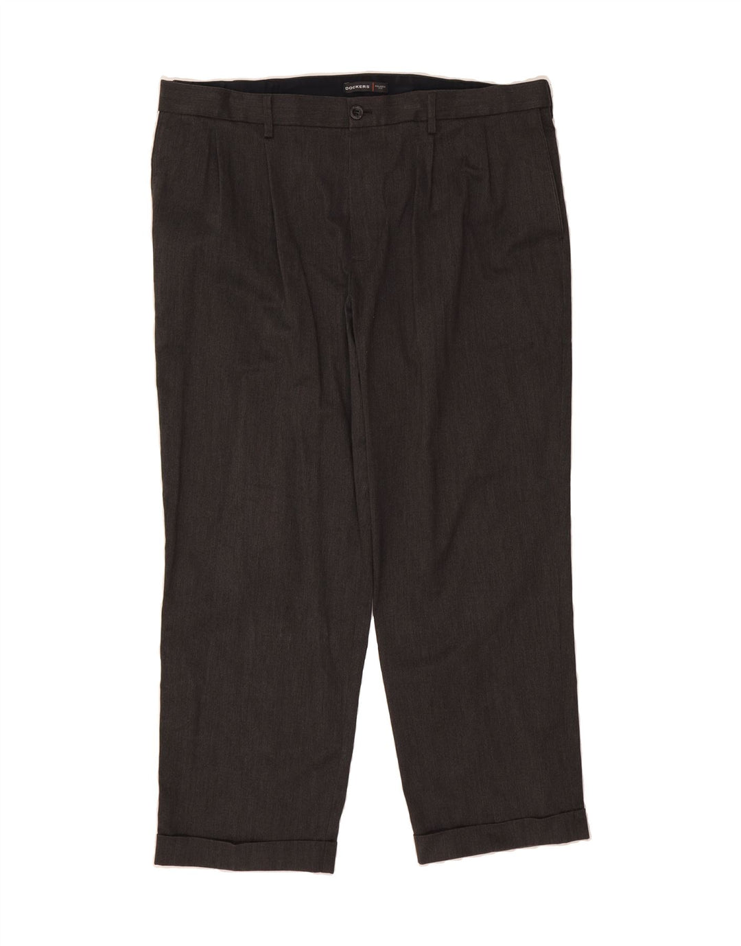 DOCKERS Mens Relaxed Fit Suit Trousers W38 L27 Grey Cotton Vintage Dockers and Second-Hand Dockers from Messina Hembry 