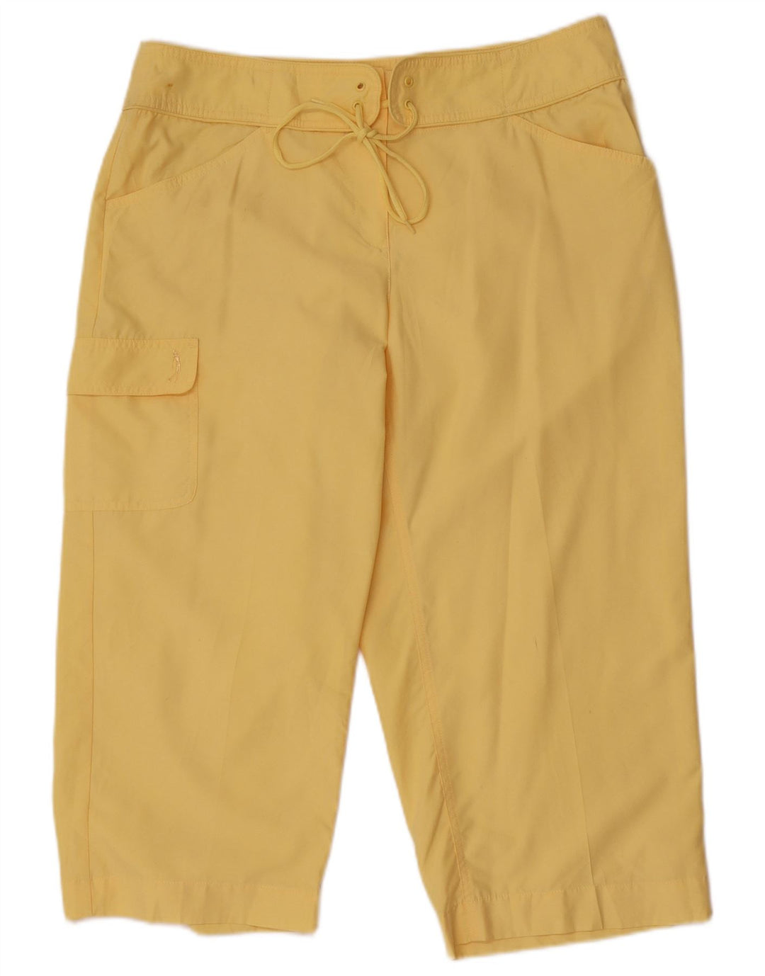 Izod Dame Capri Cargo Bukser US 12 Large W34 L22 Gul Polyester