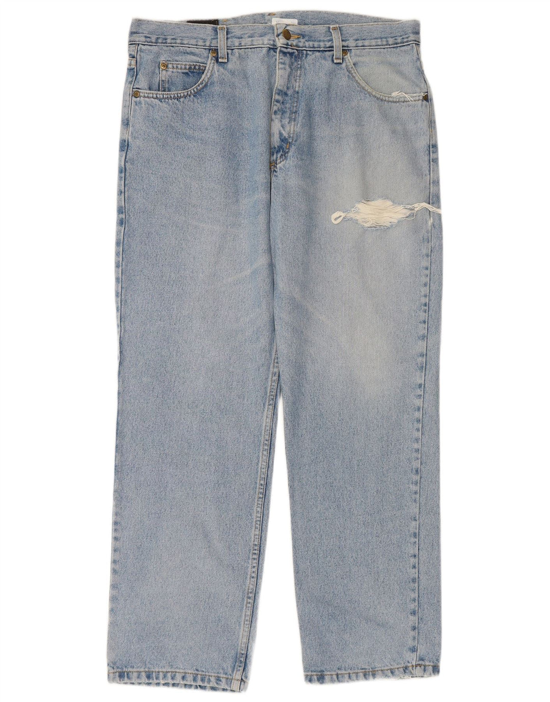 LEE Straight Jeans til mænd W36 L30 Blå Bomuld