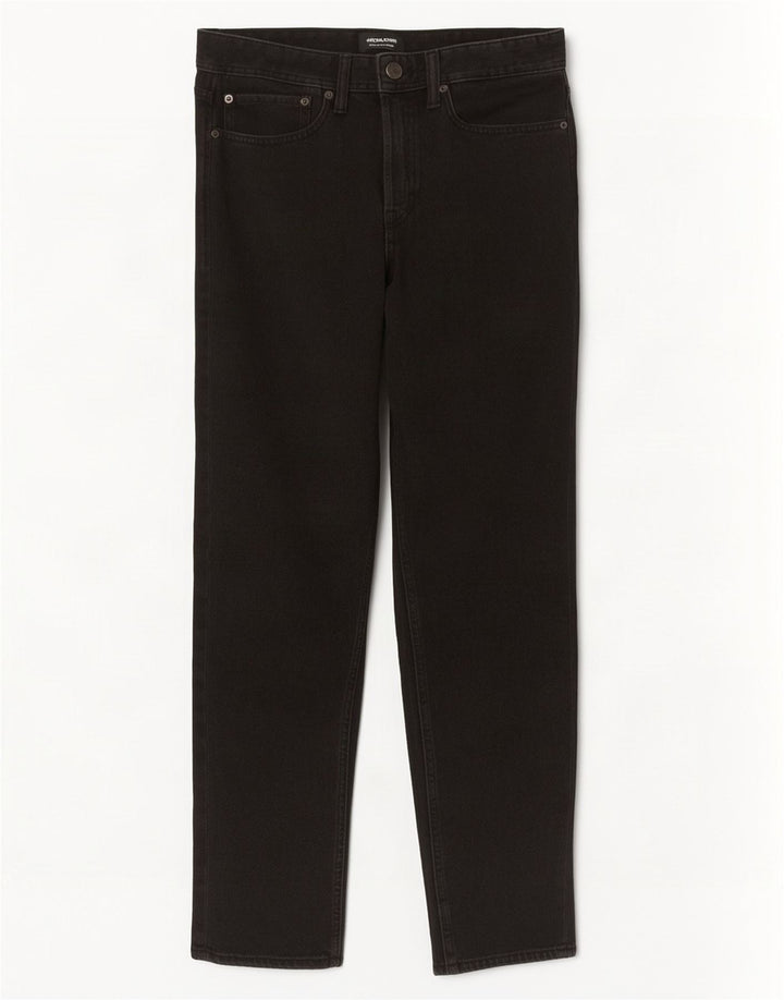 Jack & Jones Straight Jeans til mænd W32 L32 Sort bomuld