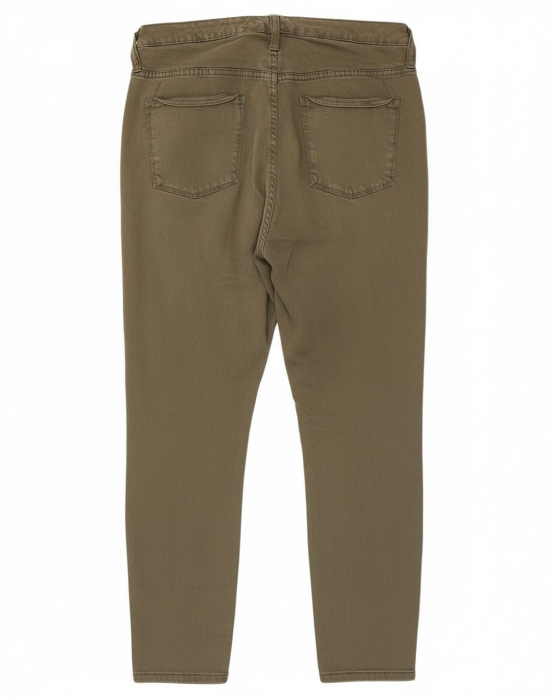 Mossimo Kvinder Højtalje Jegging Jeans US 14 Large W32 L26 Khaki Bomuld