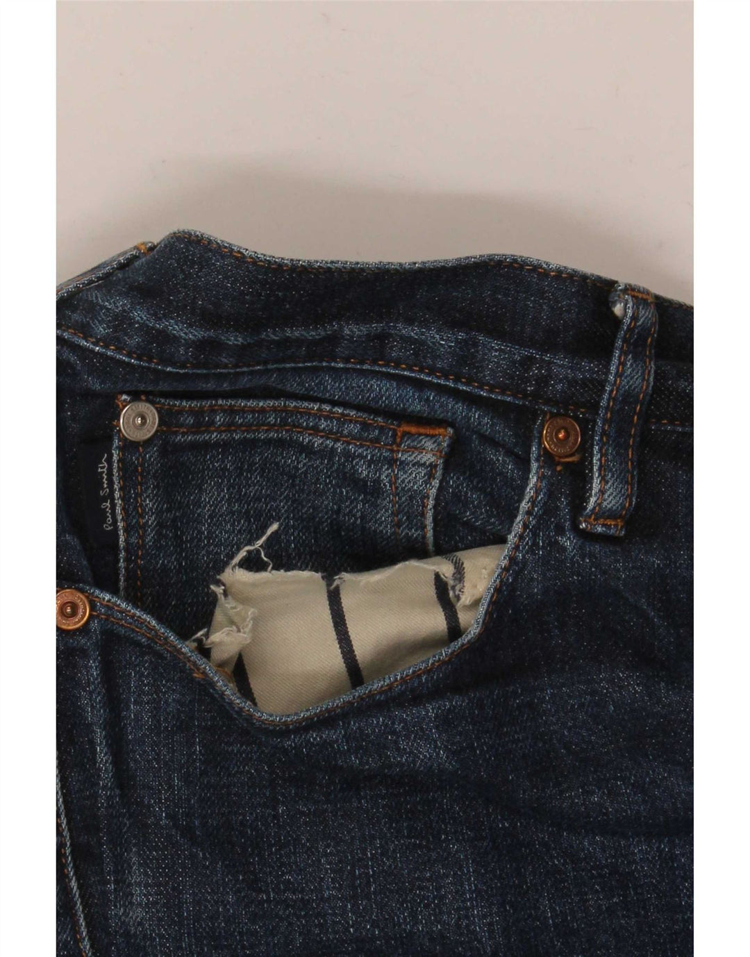 Paul Smith Herre Slim Jeans W36 L32 Blå Bomuld