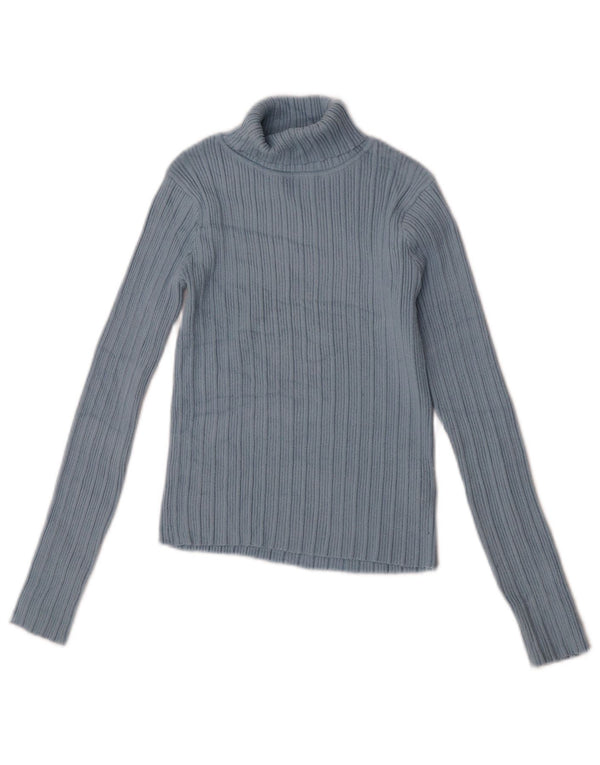 Zara piger rullehals sweater 11-12 år blå viskose