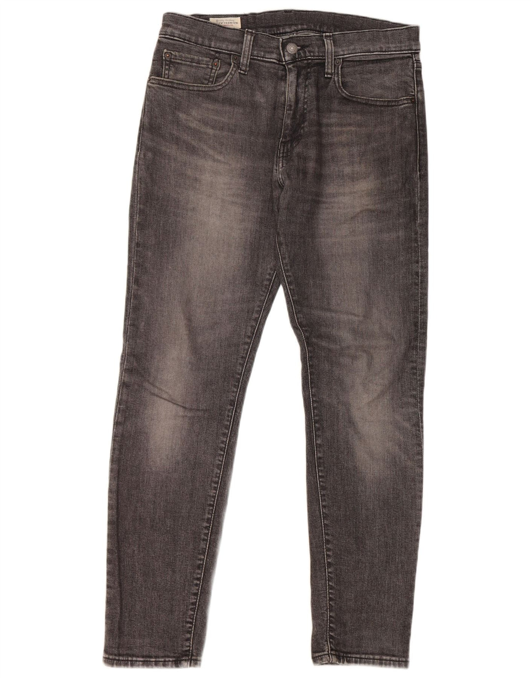 LEVI'S Slim Jeans til mænd W31 L32 Grå bomuld
