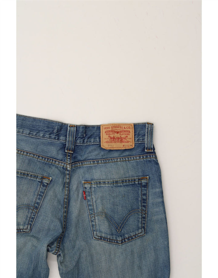 LEVI'S Mens 511 Slim Jeans W33 L31 Blue Vintage Levi's and Second-Hand Levi's from Messina Hembry 