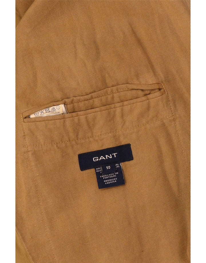 Gant Herre 2-knaps blazerjakke IT 50 Large Brown Linen