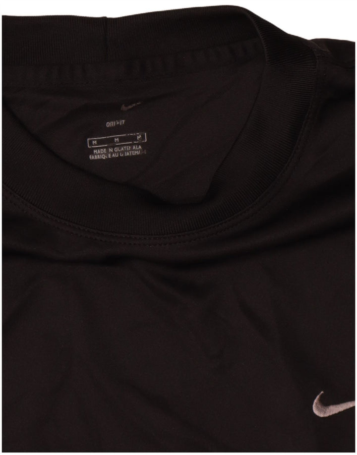 Nike Herre Dri Fit T-Shirt Top Medium Sort Polyester