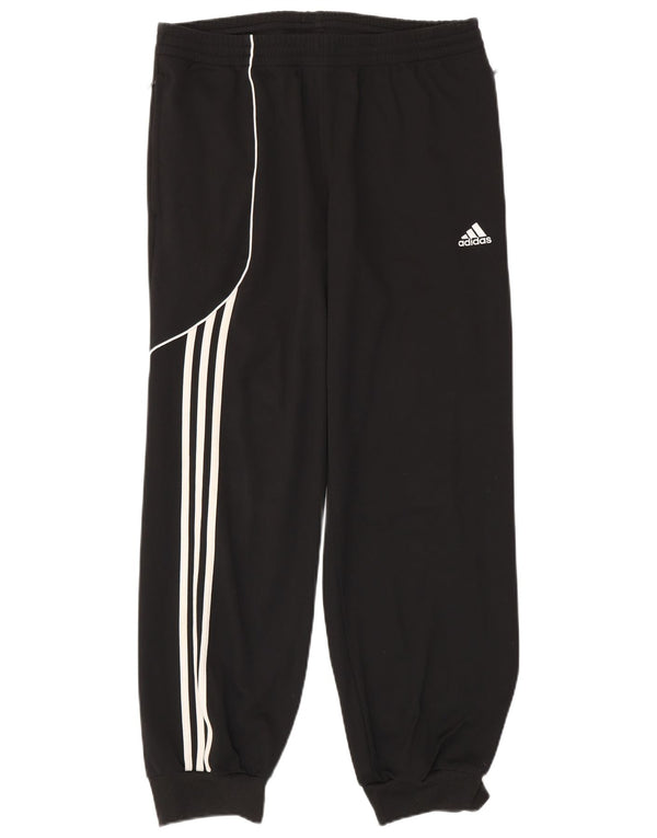 ADIDAS Træningsdragt til mænd Joggers UK 42/44 Large Black Polyester