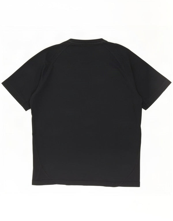 Adidas Herre grafisk T-shirt Top Medium Sort Bomuld