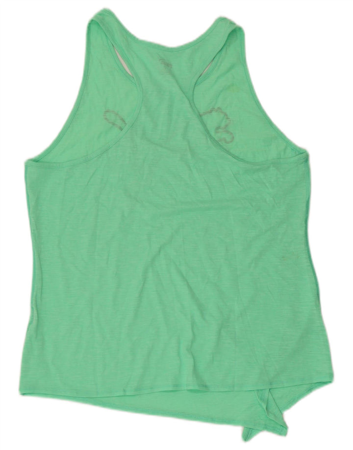 Puma Dame Grafisk Vest Top UK 14 Large Grøn Flecked