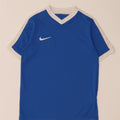 NIKE Boys Dri Fit T-Shirt Top 10-11 år Medium Blue Colourblock