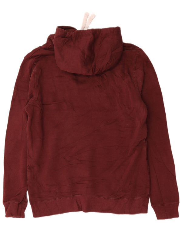 Jack Wills Herre grafisk hættetrøje Jumper Medium Bourgogne bomuld