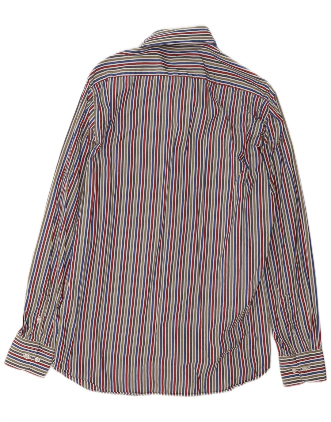 Paul & Shark Herreskjorte str. 40 Medium Flerfarvet stribet bomuld