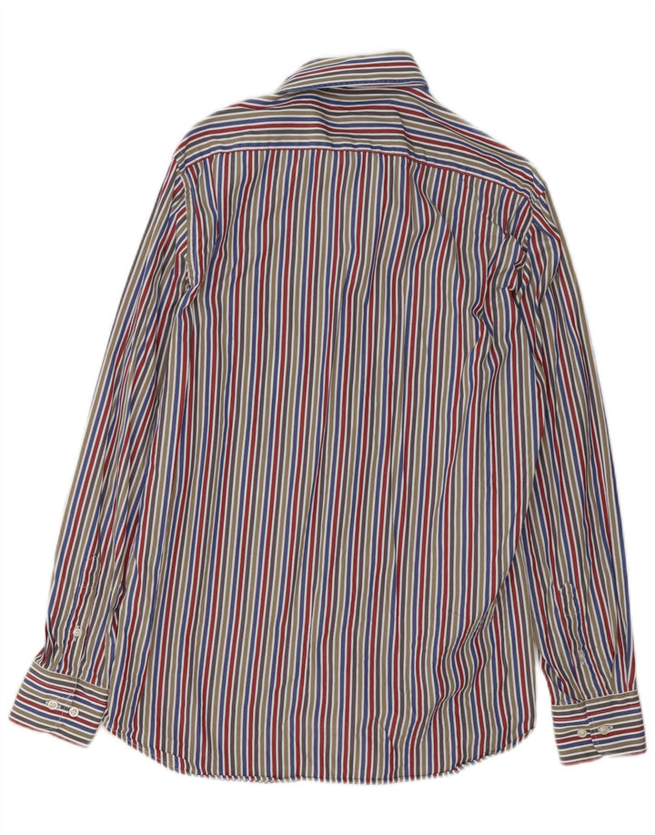 Paul & Shark Herreskjorte str. 40 Medium Flerfarvet stribet bomuld