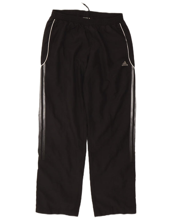 Adidas Womens Climalite Tracksuit Trousers UK 12 Medium Black Polyester