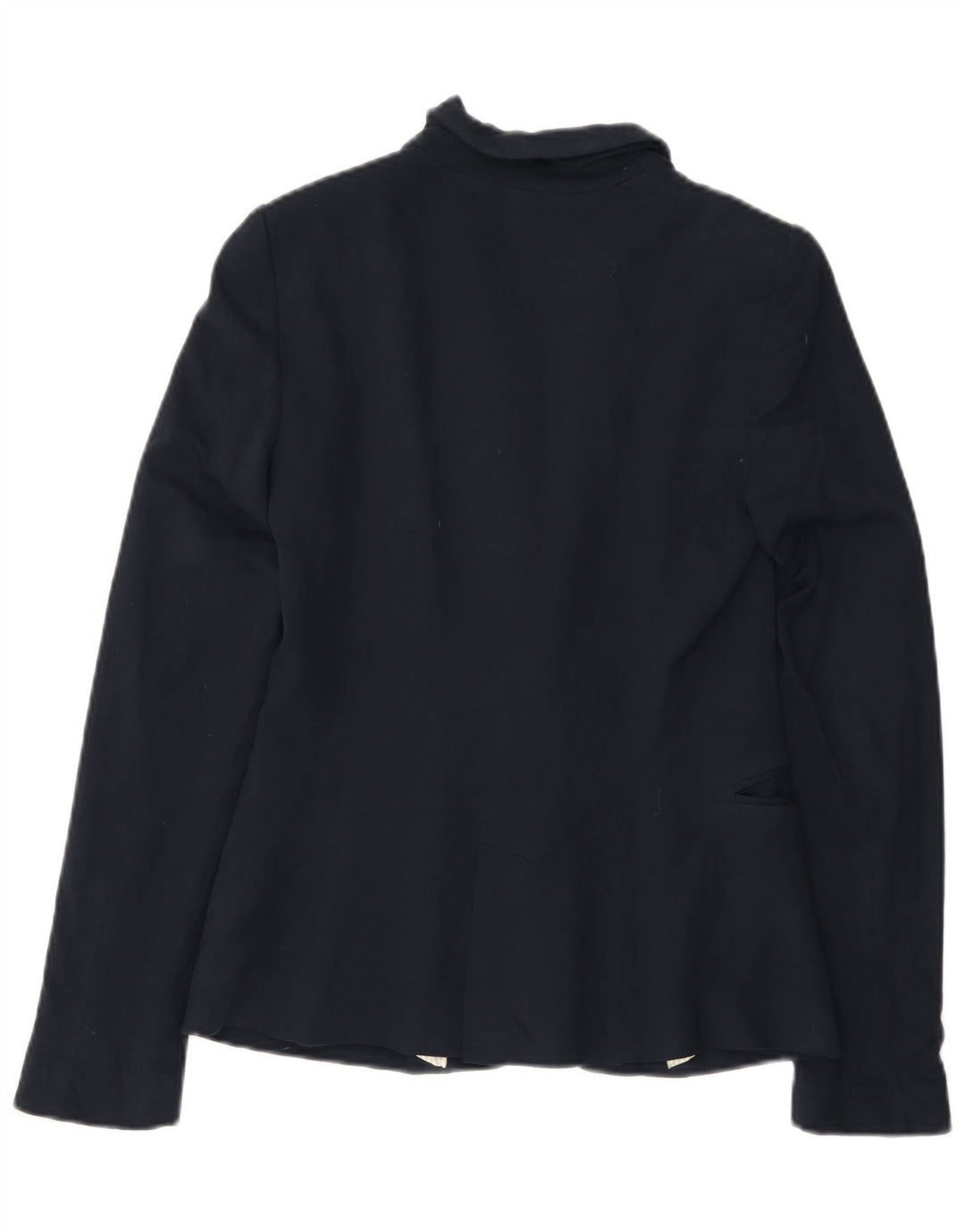 Zara Dame 1 Knap Blazer Jacket UK 10 Small Navy Blue