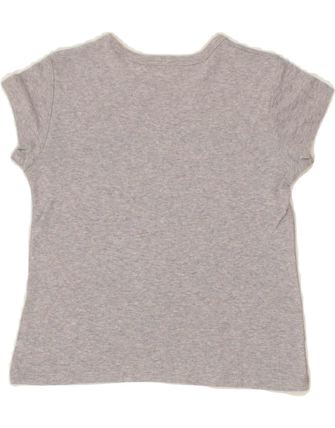 BENETTON Girls Graphic T-Shirt Top 2-3 Years Grey Vintage Benetton and Second-Hand Benetton from Messina Hembry 