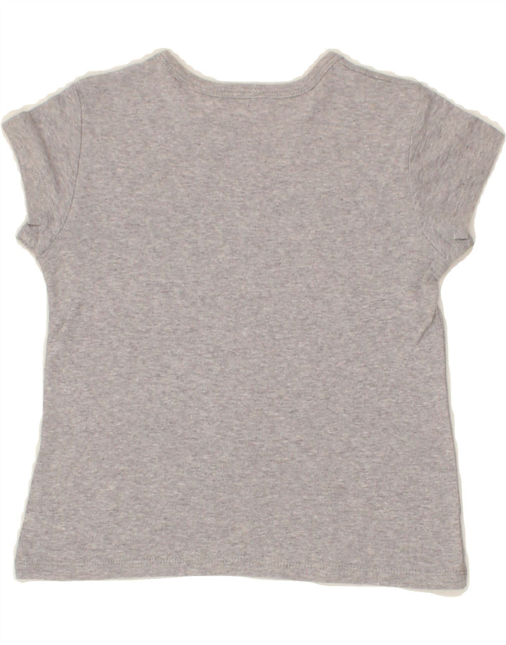 BENETTON Girls Graphic T-Shirt Top 2-3 Years Grey Vintage Benetton and Second-Hand Benetton from Messina Hembry 