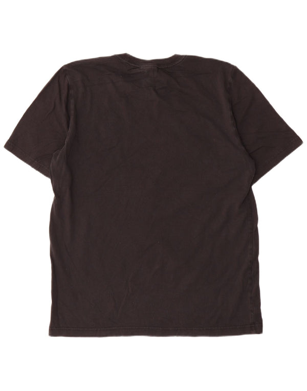 Adidas Herre T-Shirt Top Medium Sort Bomuld