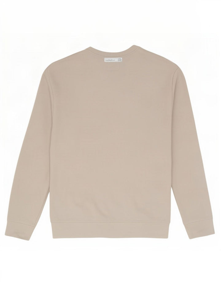 Emporio Armani Herre Grafisk Sweatshirt Jumper 2XL Hvid Modal