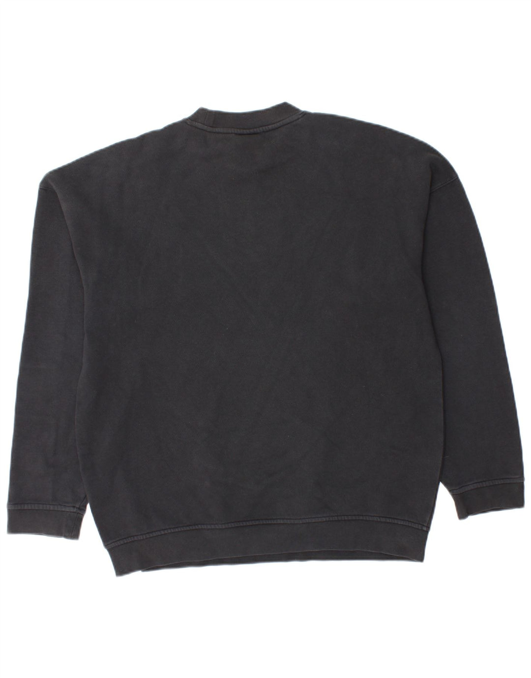 ADIDAS grafisk sweatshirt til mænd, lille sort bomuld