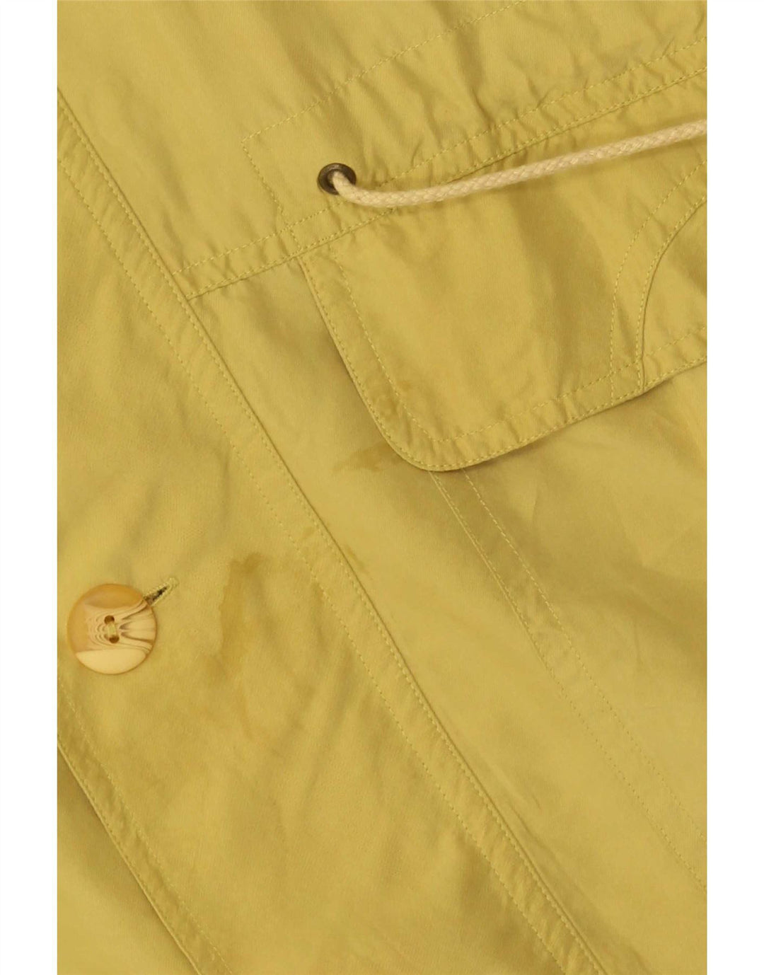 Vintage Herre Utility Jacket UK 44 2XL Gul Silke