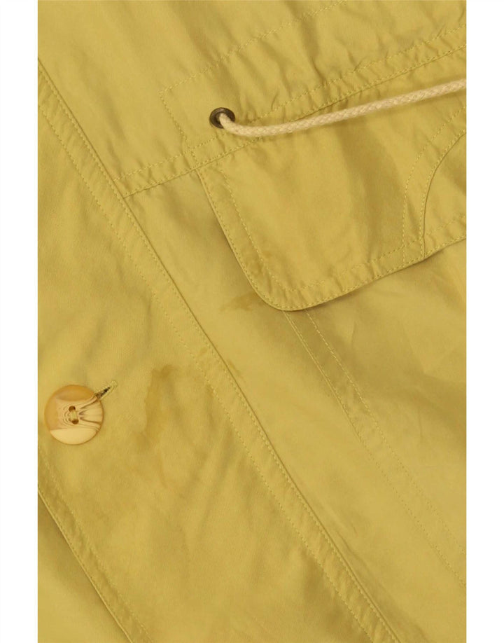 Vintage Herre Utility Jacket UK 44 2XL Gul Silke