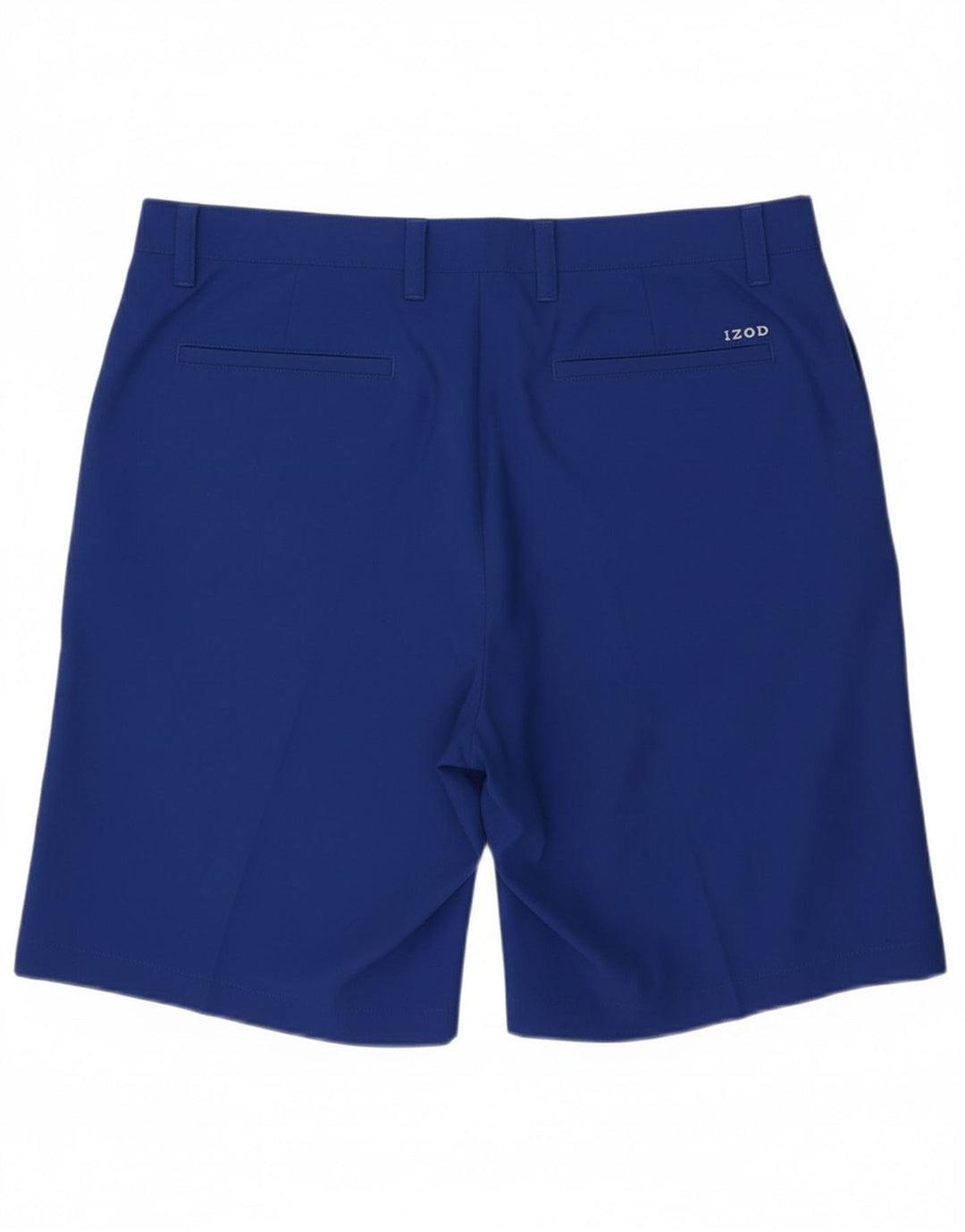 IZOD Mens Chino Shorts W36 Large  Blue Polyester