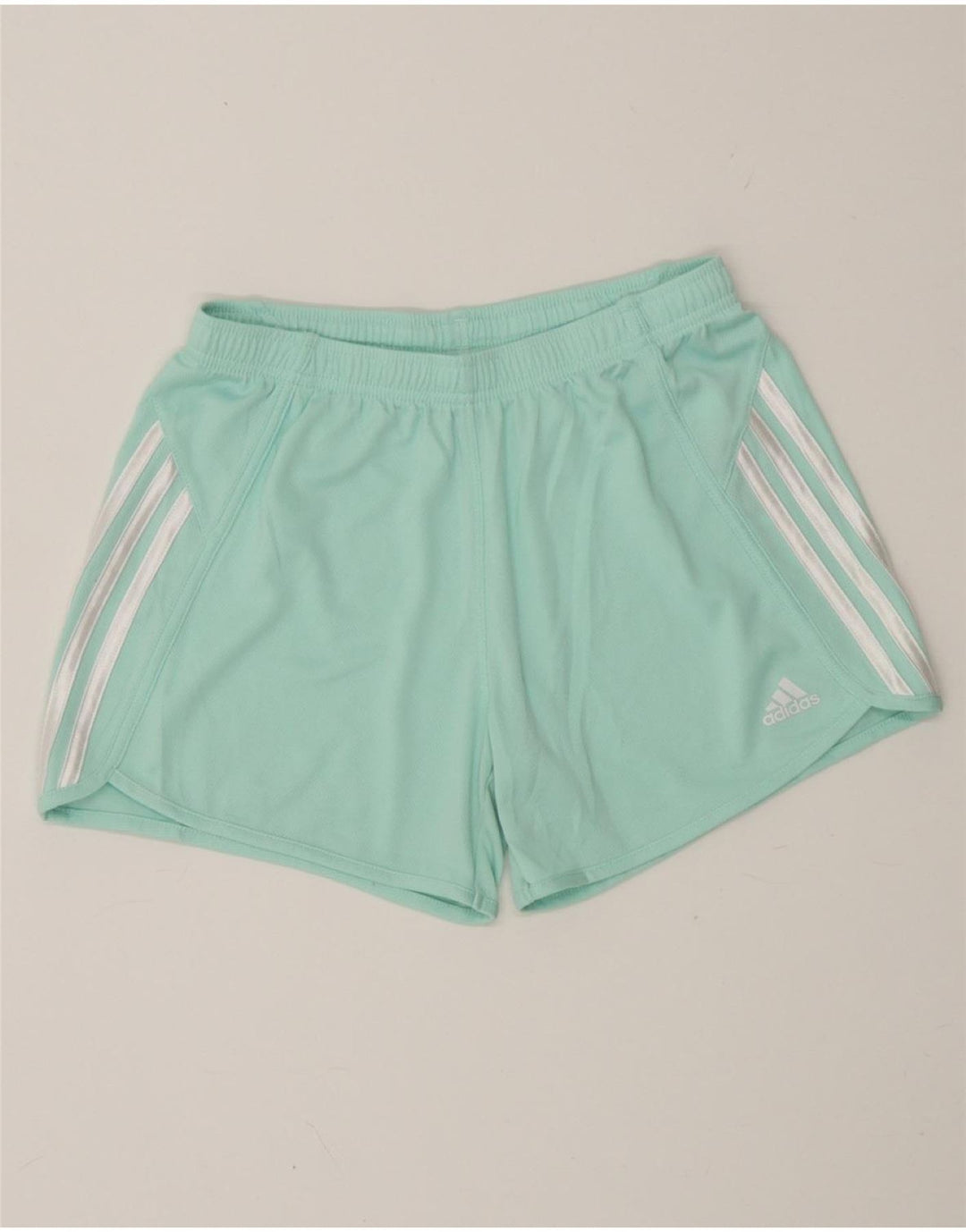 ADIDAS Girls Sport Shorts 15-16 Years XL Blue Polyester Vintage Adidas and Second-Hand Adidas from Messina Hembry 