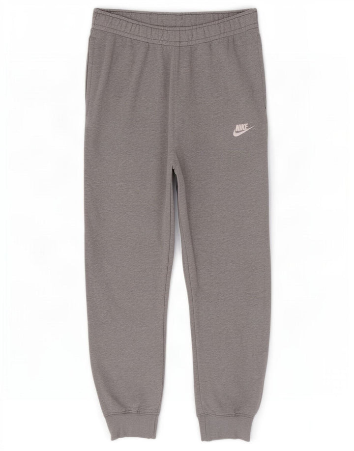 Nike træningsdragt bukser til mænd, joggers, små grå flækkede bomuld