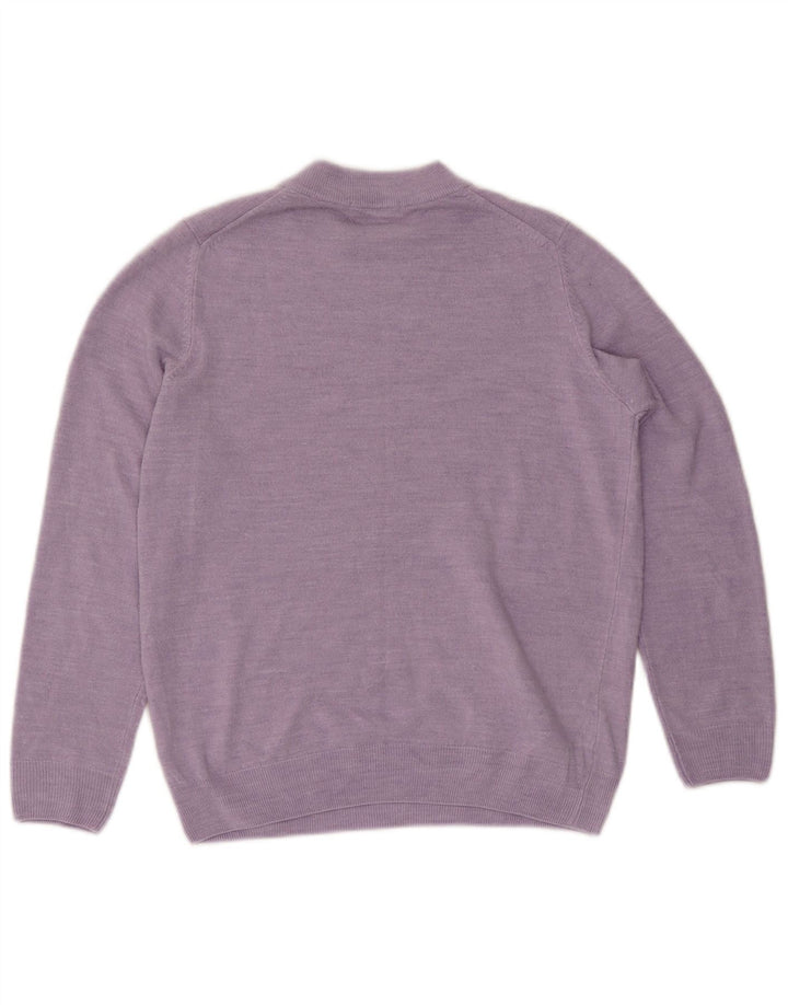 Marks & Spencer Dame sweater med rund hals DK 16 Stor lilla