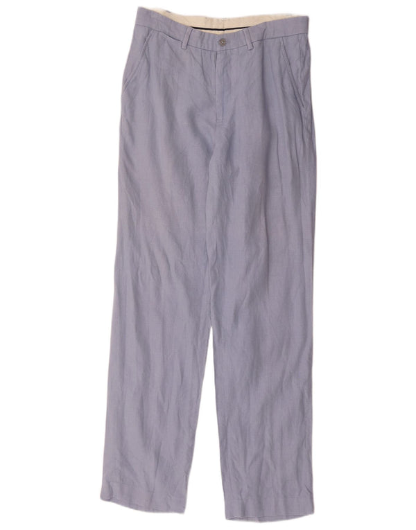Polo Ralph Lauren Herre Lige Chino Bukser W32 L34 Blå Linned