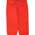 LEVI'S Womens Capri Jeans US 8 Medium W29 L18 Red Cotton Vintage Levi's and Second-Hand Levi's from Messina Hembry 