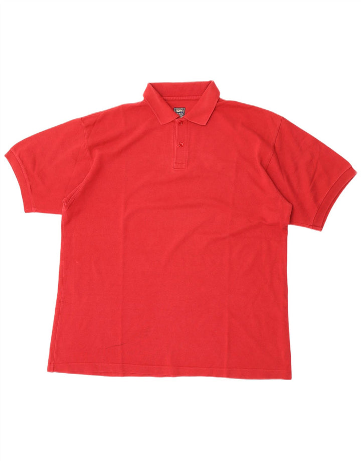 Boggi herre poloshirt XL rød bomuld