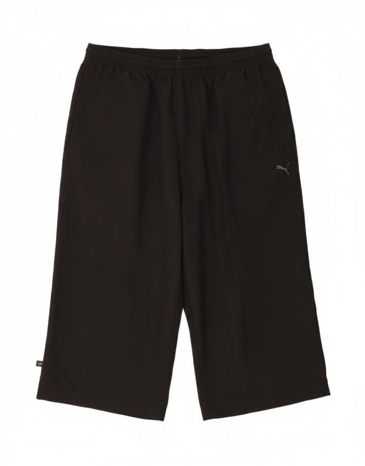 PUMA Mens Bermuda Sport Shorts Large  Black Vintage Puma and Second-Hand Puma from Messina Hembry 