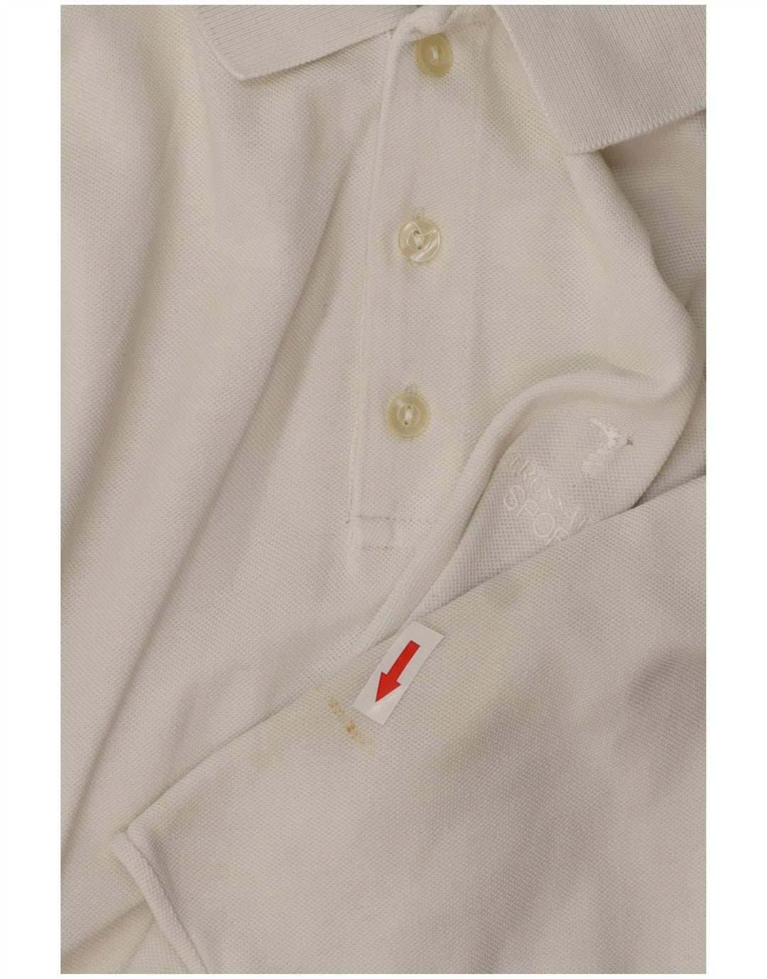TRUSSARDI herre poloshirt XL hvid bomuld