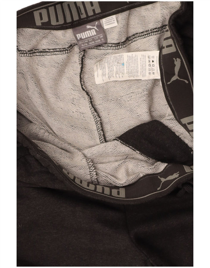 PUMA Mens Tracksuit Trousers Joggers XL Grey Cotton