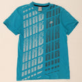 NIKE Mens Graphic T-Shirt Top UK 39/41 Medium Blue Cotton Vintage Nike and Second-Hand Nike from Messina Hembry 