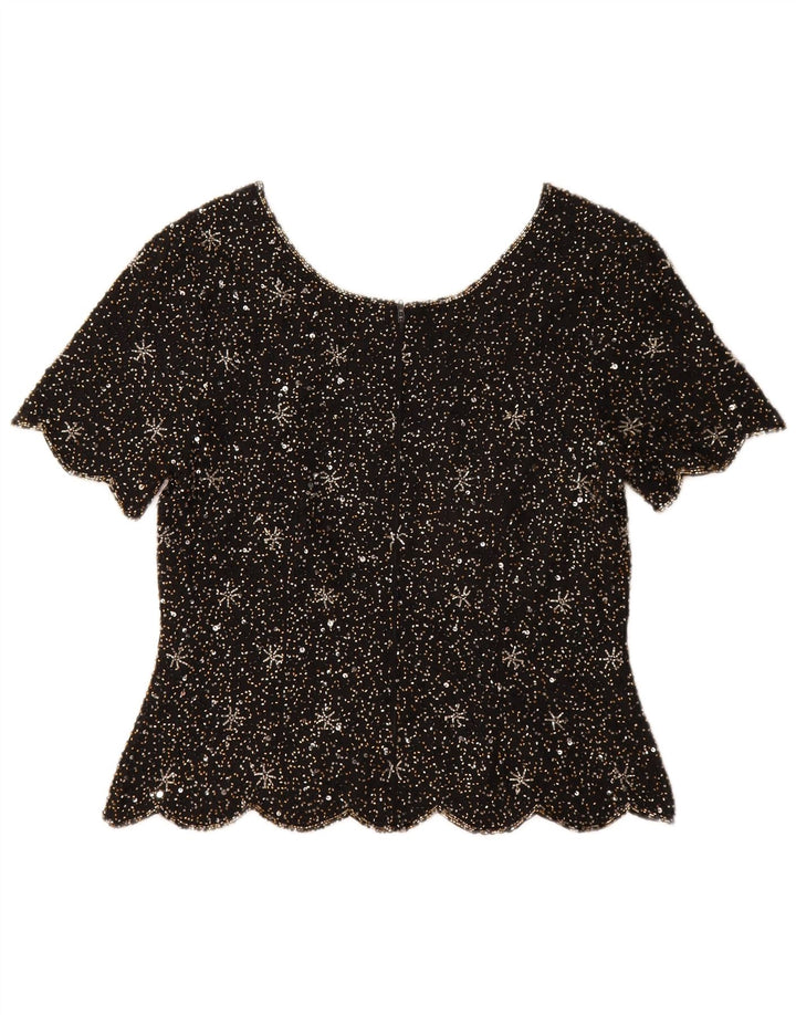 Vittoria Verani Damebluse Top IT 42 Medium Sort Silke