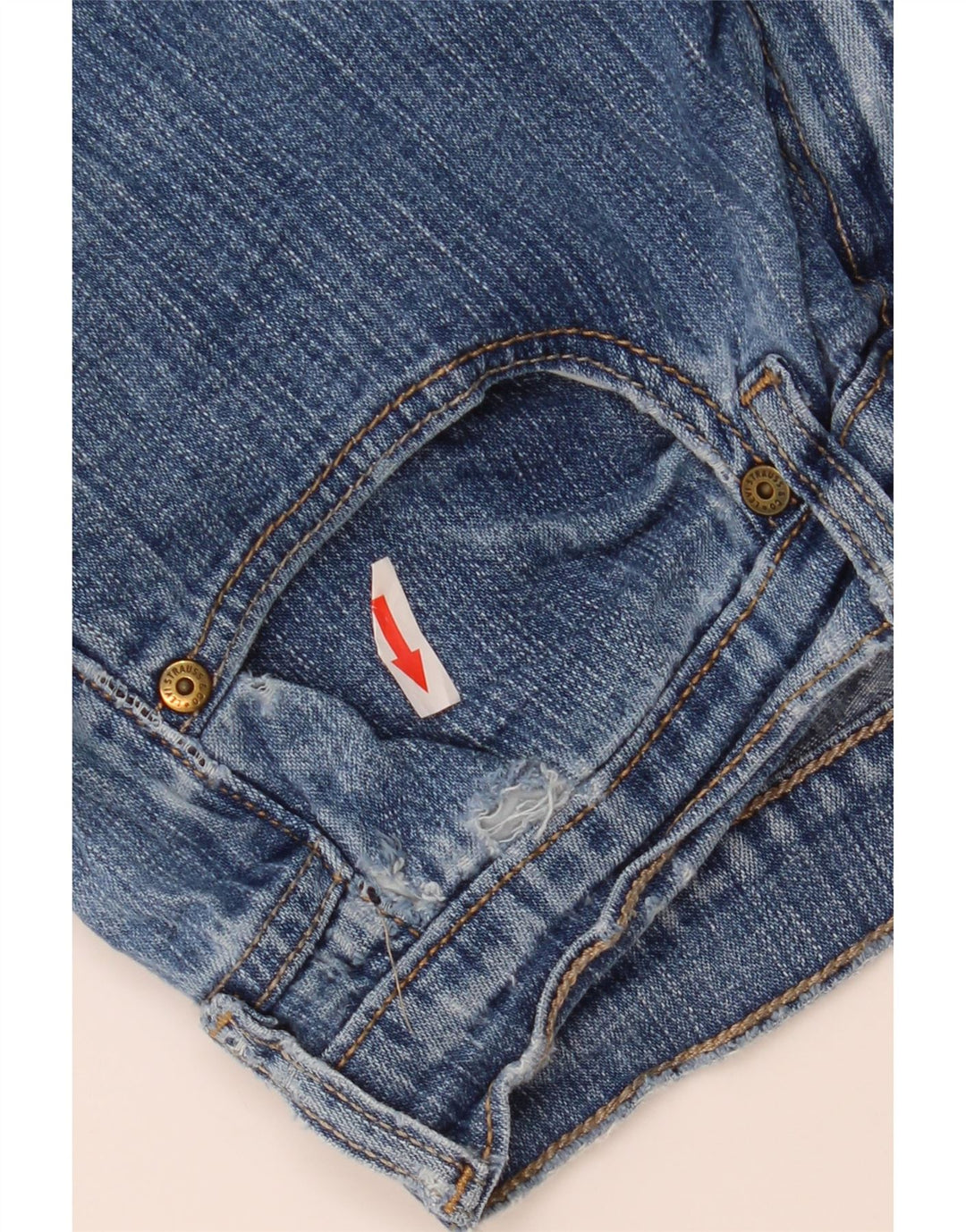Levi's Dame 515 Bootcut Jeans US 8 Medium W30 L34 Blå Bomuld