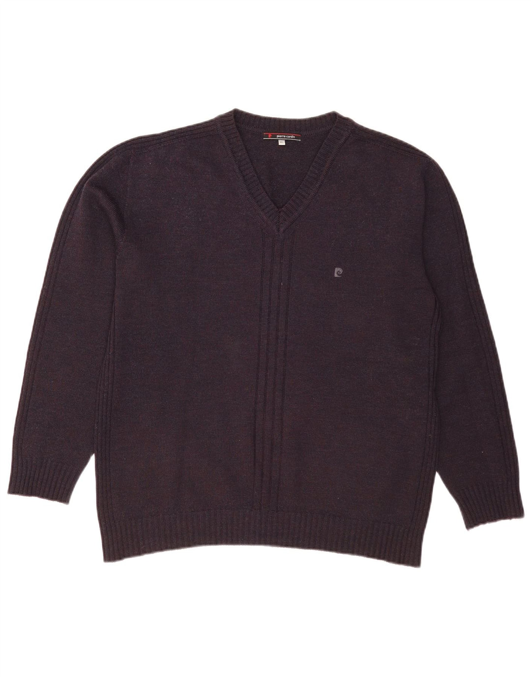 Pierre Cardin Herre V-hals sweater XL Marineblå