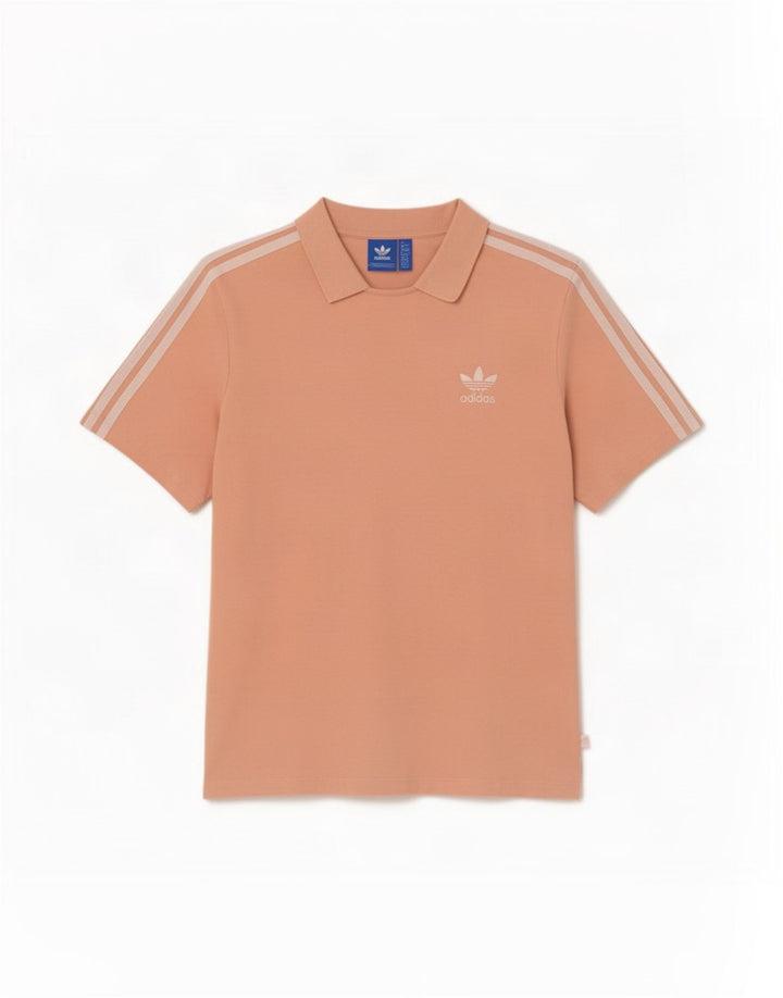 Adidas Dame Polo Shirt UK 12 Medium Pink Bomuld
