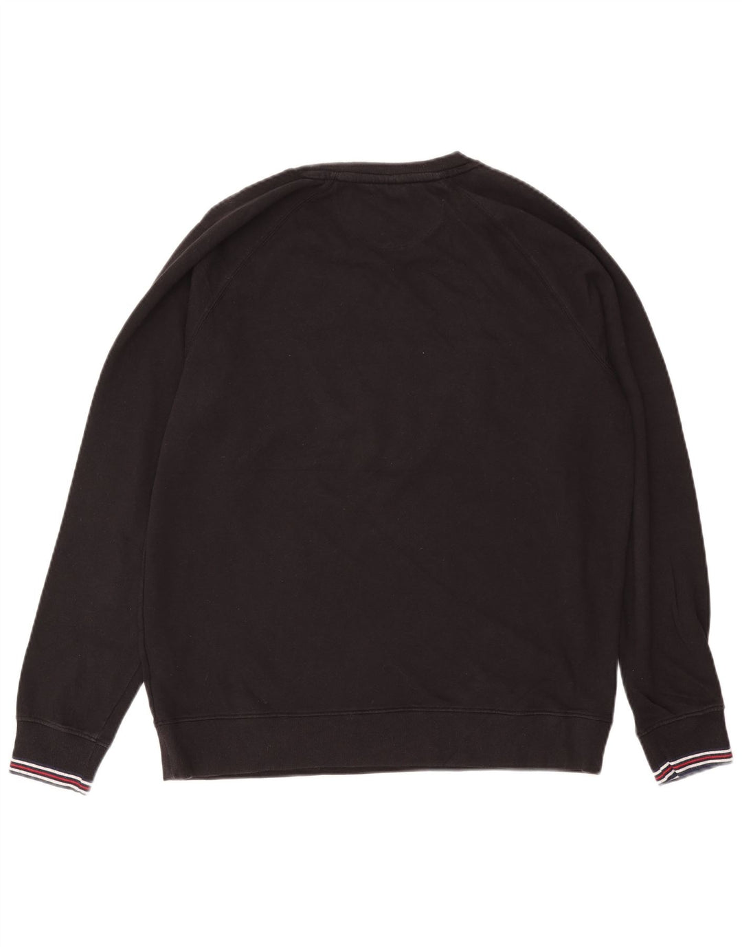 Fila Herre Grafisk Sweatshirt Jumper Stor Sort Bomuld