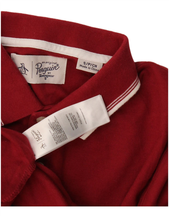 Penguin Herre Polo Shirt Lille Bourgogne Bomuld