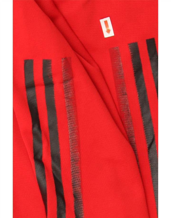 Adidas Aeroready Sportsshorts til mænd store røde polyester